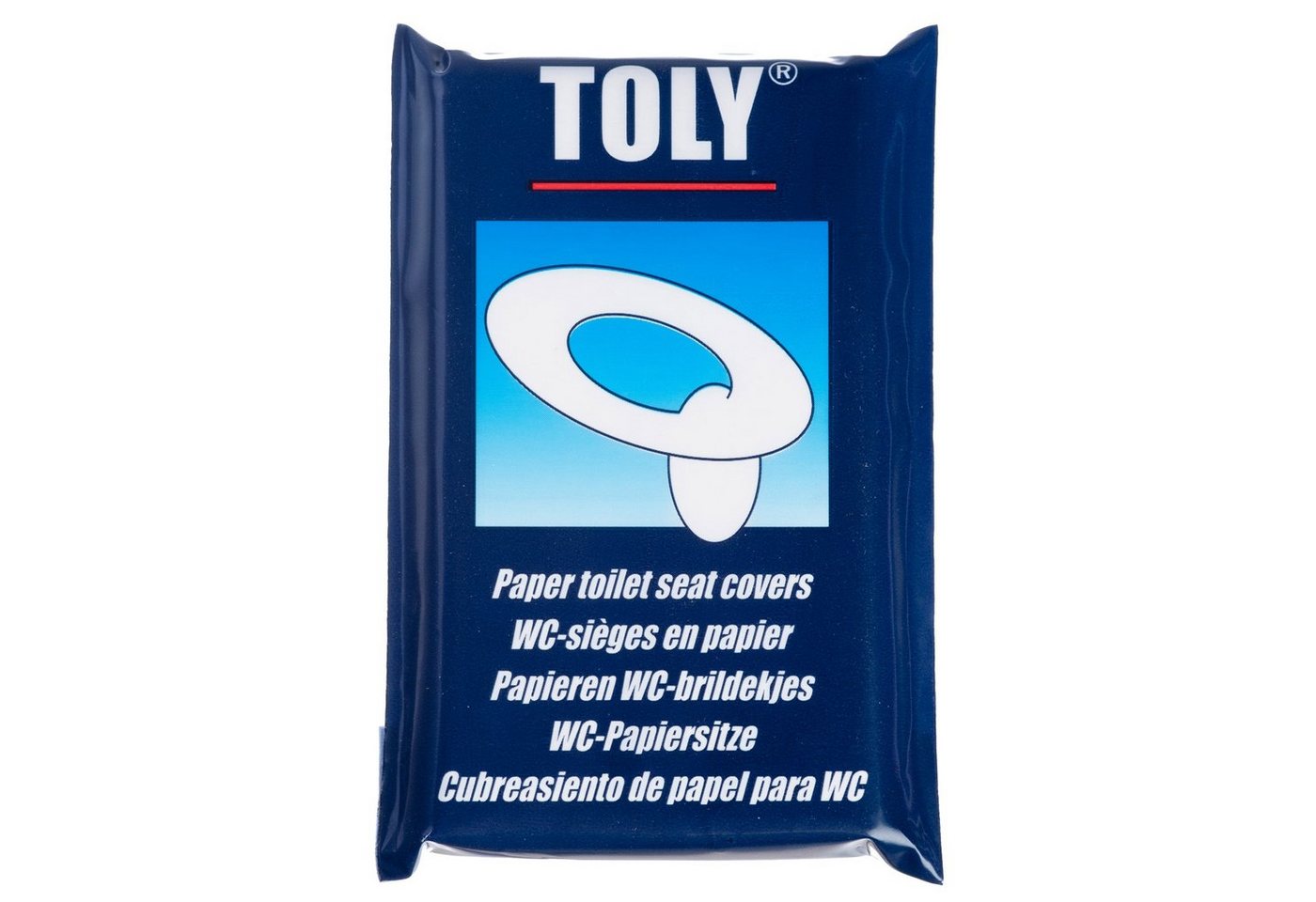 Toly Campingtoilette 50 x WC Sitz Auflage Camping Papier, Sitzauflage Klo Toilettensitz Schutz von Toly