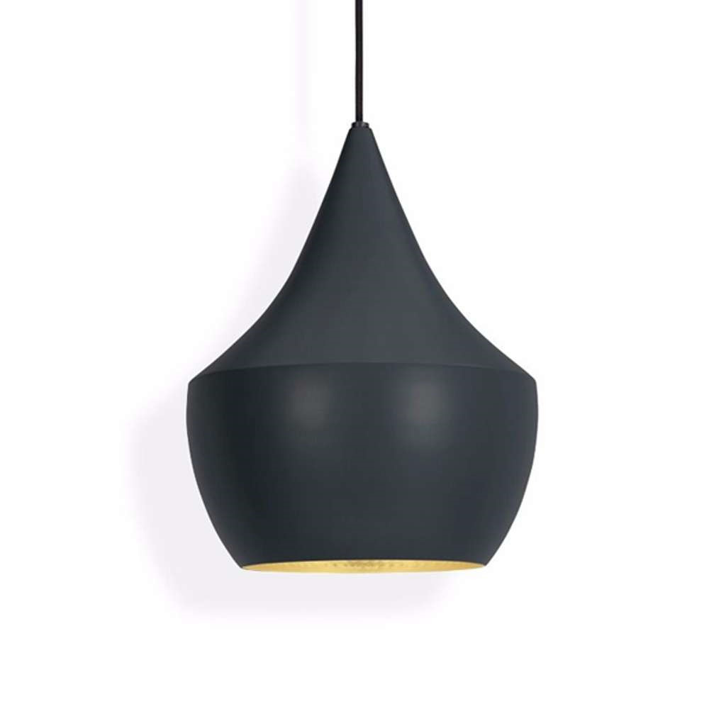 Tom Dixon - Beat Light Fat LED Pendelleuchte Schwarz von Tom Dixon