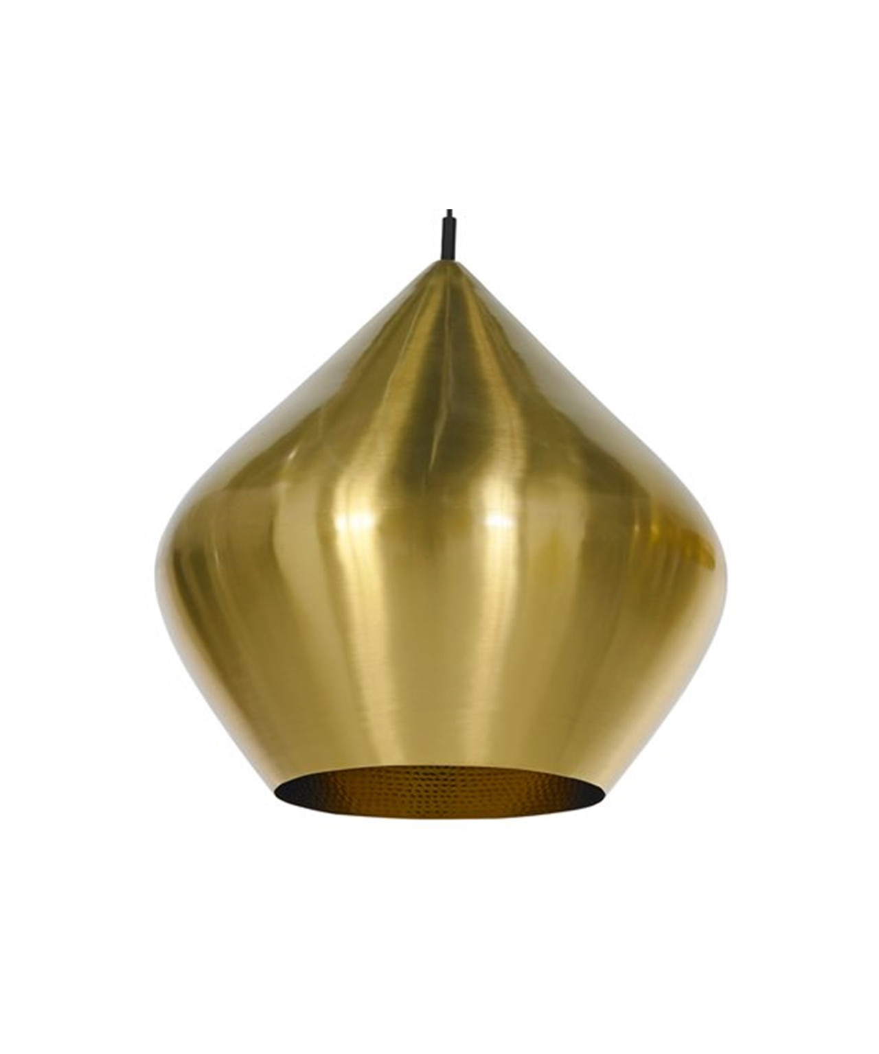 Tom Dixon - Beat Light Stout LED Pendelleuchte Messing von Tom Dixon