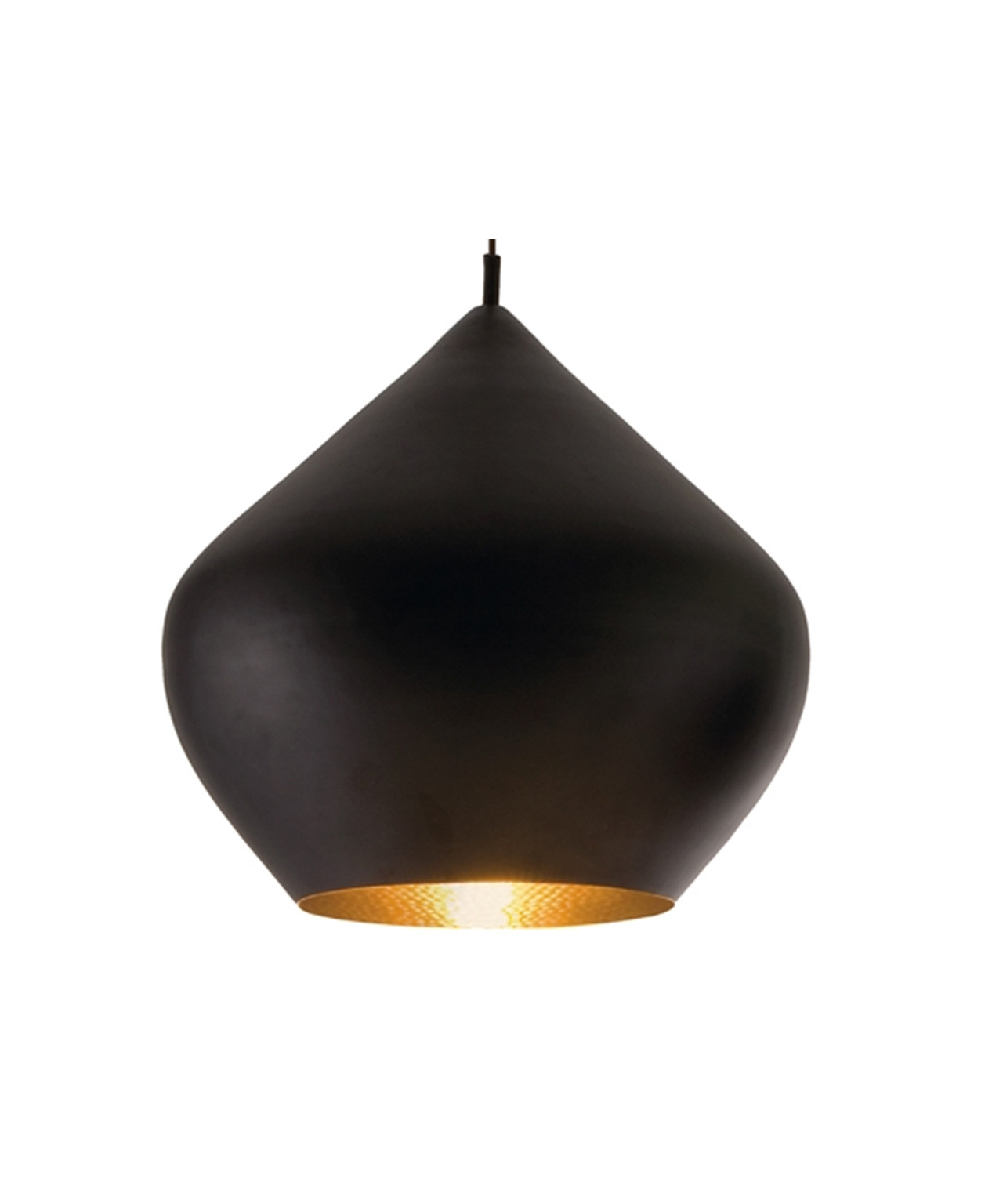 Tom Dixon - Beat Light Stout LED Pendelleuchte Schwarz von Tom Dixon