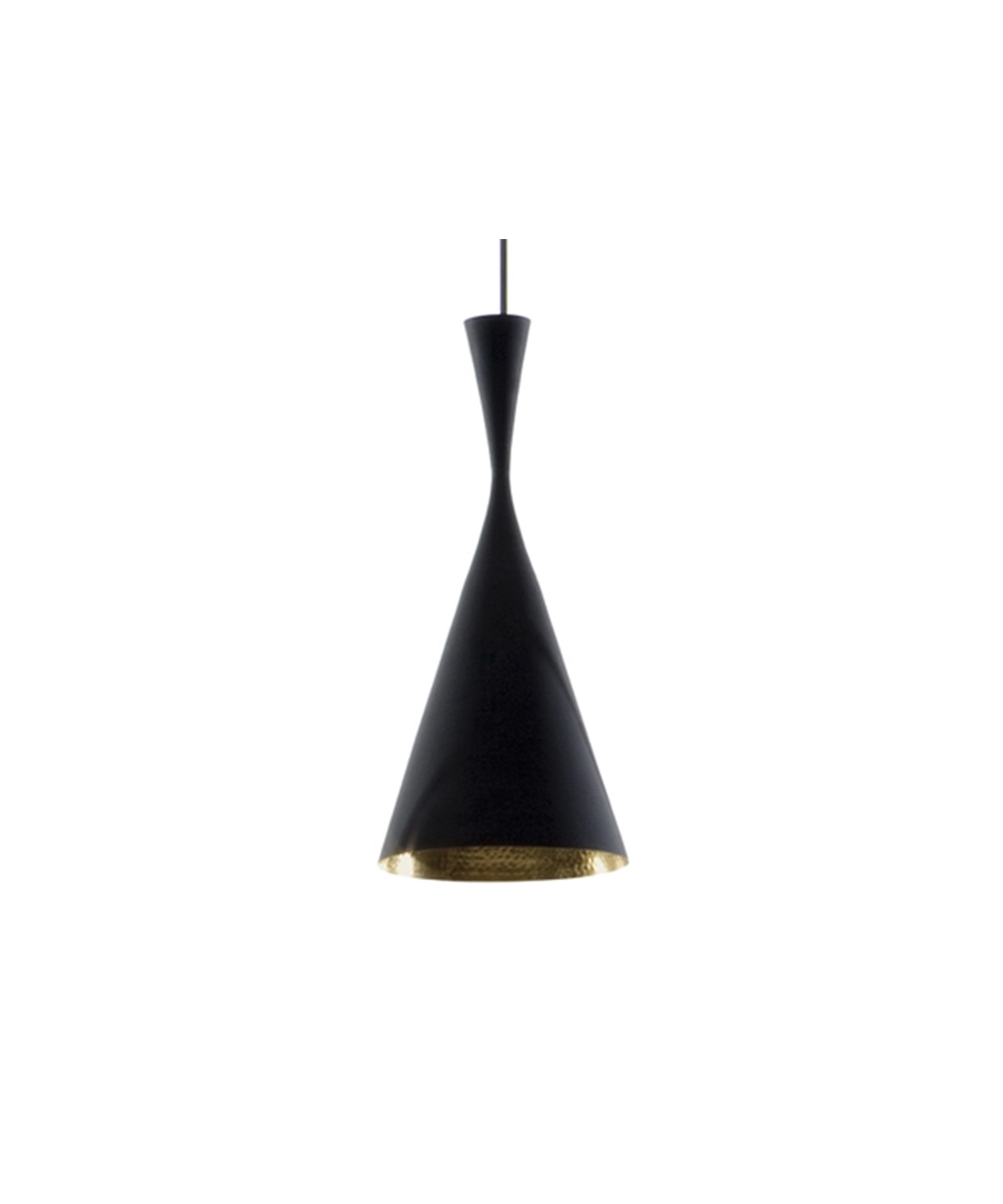 Tom Dixon - Beat Light Tall LED Pendelleuchte Schwarz von Tom Dixon