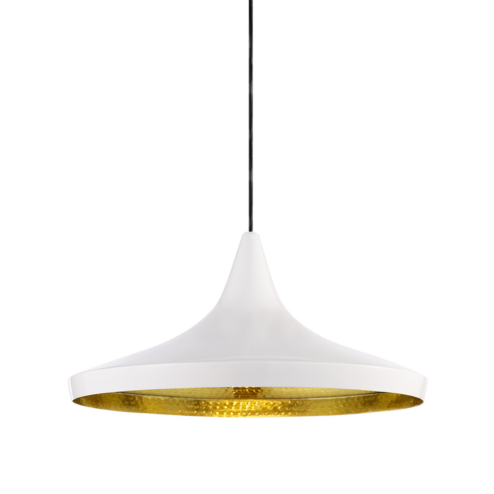 Tom Dixon - Beat Light Wide LED Pendelleuchte Weiß von Tom Dixon