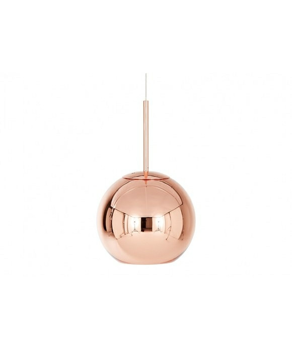 Tom Dixon - Copper Round LED Pendelleuchte Ø25 von Tom Dixon