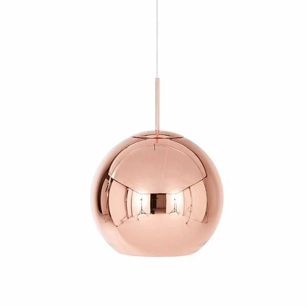 Tom Dixon - Copper Round LED Pendelleuchte Ø45 von Tom Dixon