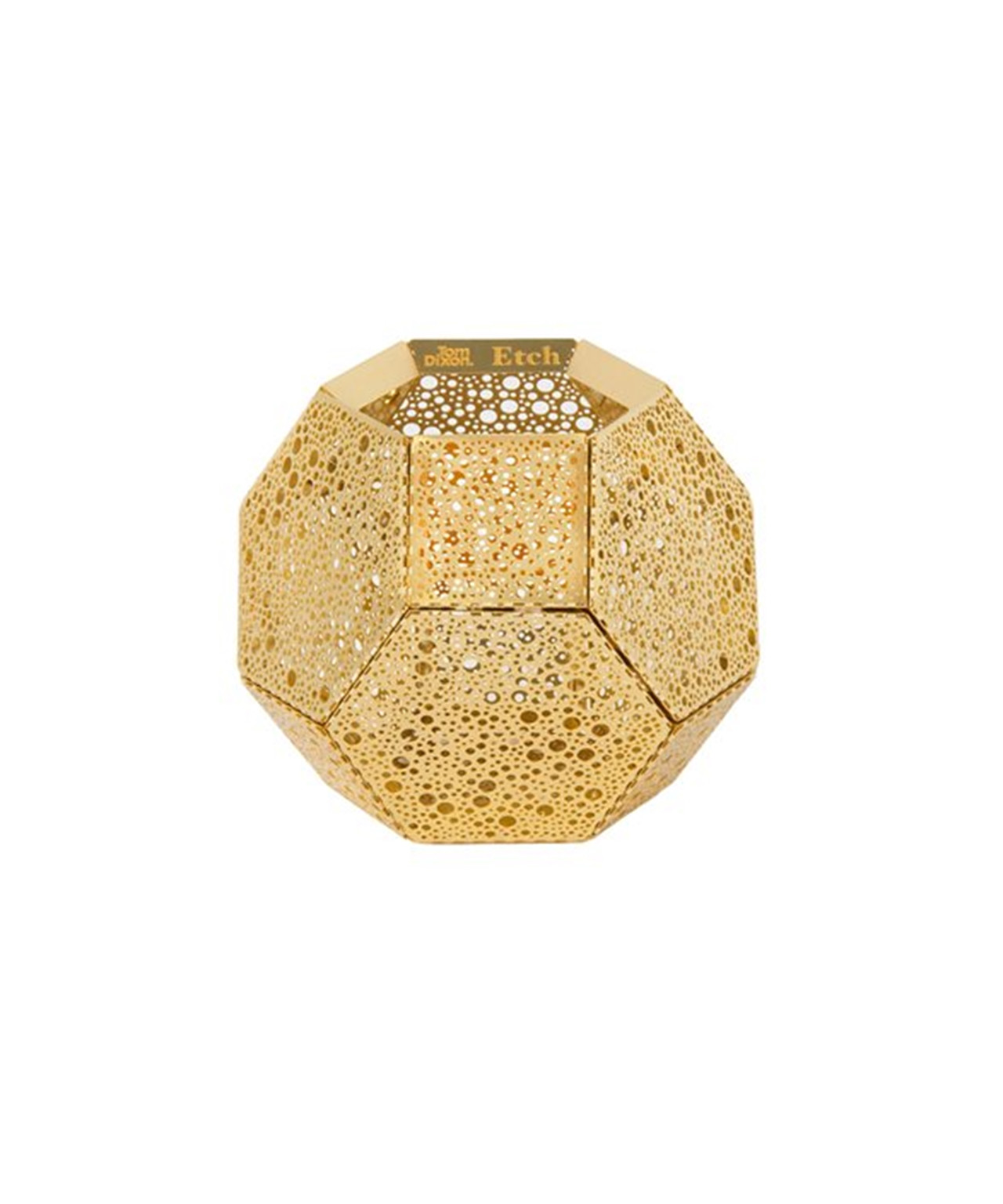 Tom Dixon - Etch Tea Light Brass von Tom Dixon