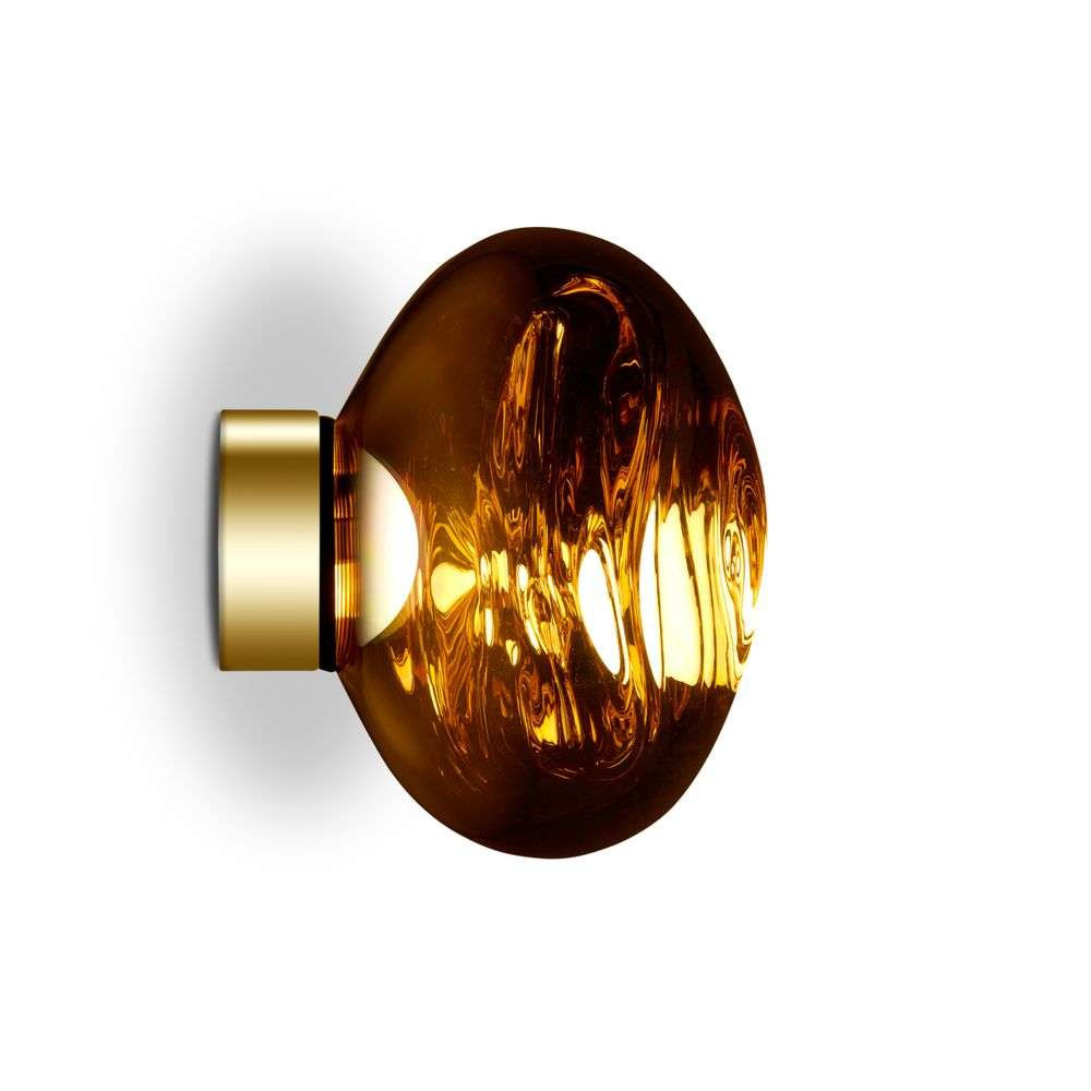 Tom Dixon - Melt LED Wandleuchte Mini Gold von Tom Dixon