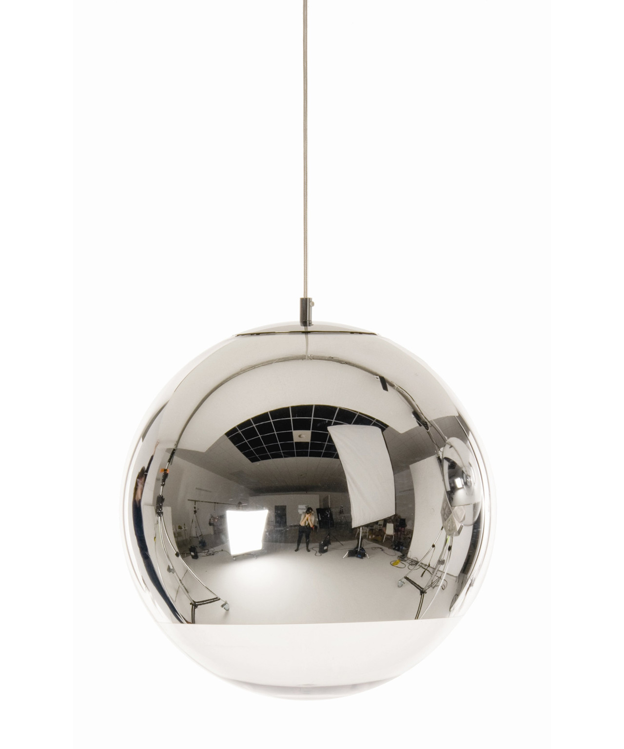 Tom Dixon - Mirror Ball 50 LED Pendelleuchte Chrom von Tom Dixon