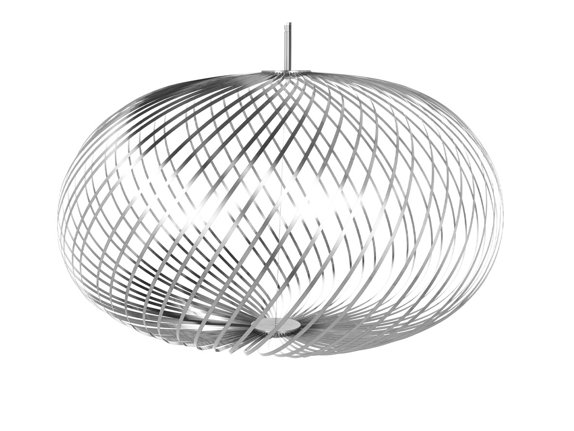 Tom Dixon - Spring Pendelleuchte Silver Large von Tom Dixon