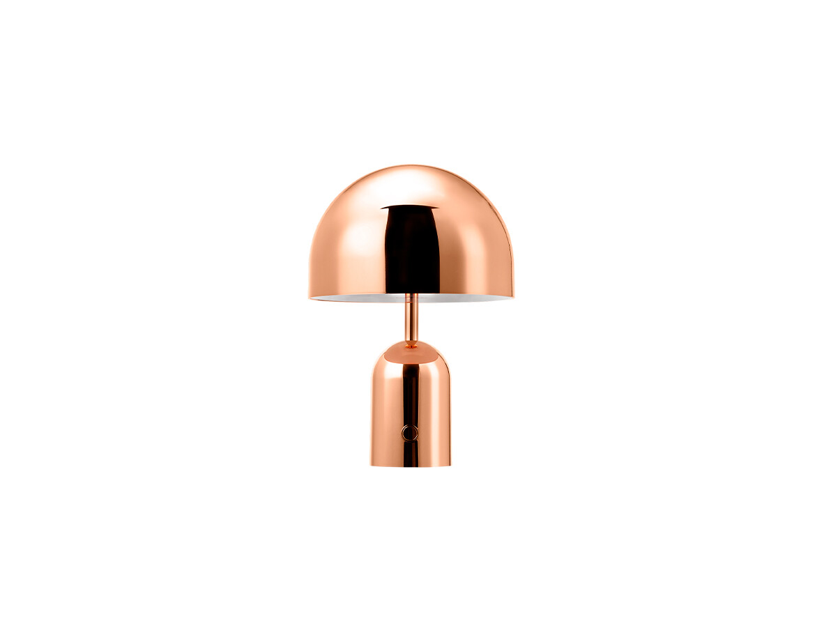 Tom Dixon - Bell Portable Tischleuchte H28 IP44 Copper Tom Dixon von Tom Dixon