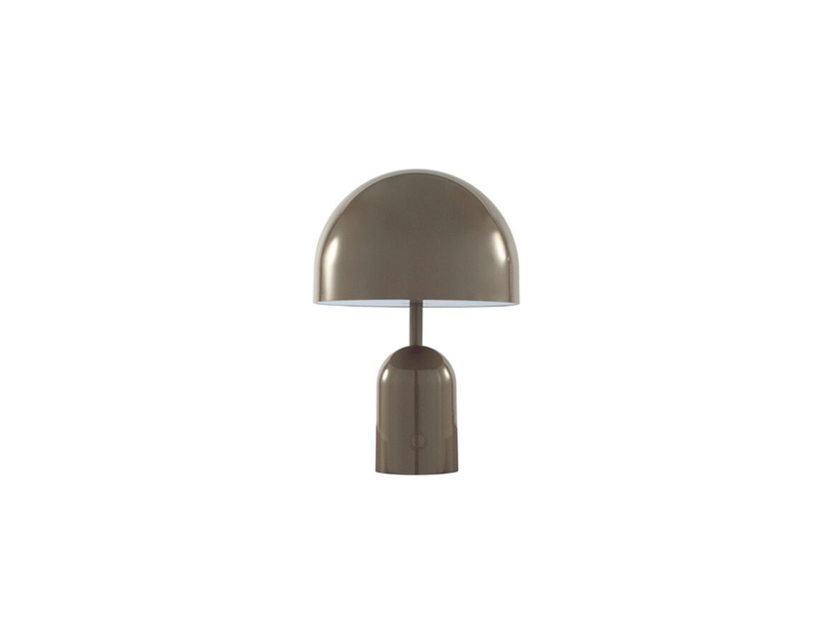 Tom Dixon - Bell Portable Tischleuchte H28 IP44 Taupe Tom Dixon von Tom Dixon