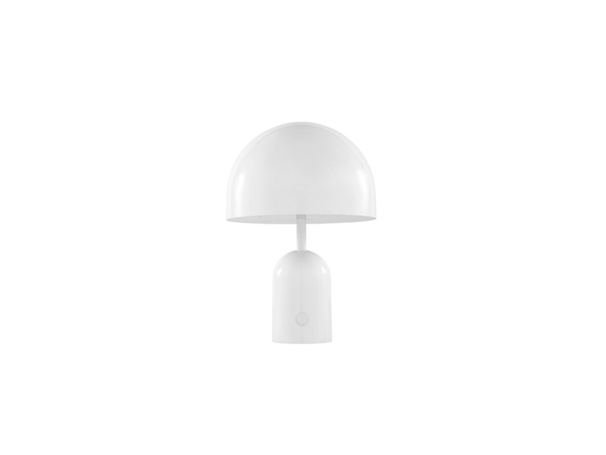 Tom Dixon - Bell Portable Tischleuchte H28 IP44 White Tom Dixon von Tom Dixon