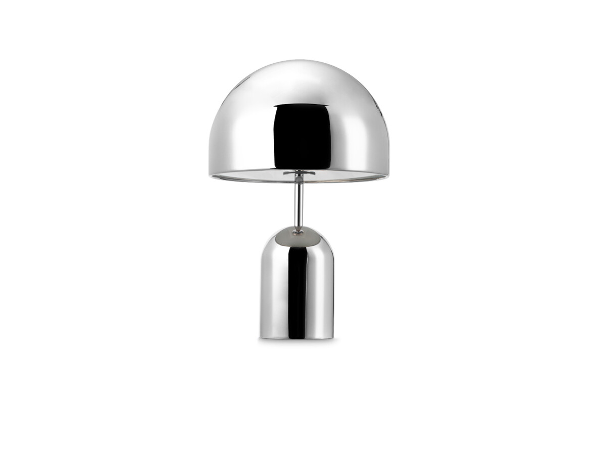 Tom Dixon - Bell Tischleuchte H42,5 Silver Tom Dixon von Tom Dixon