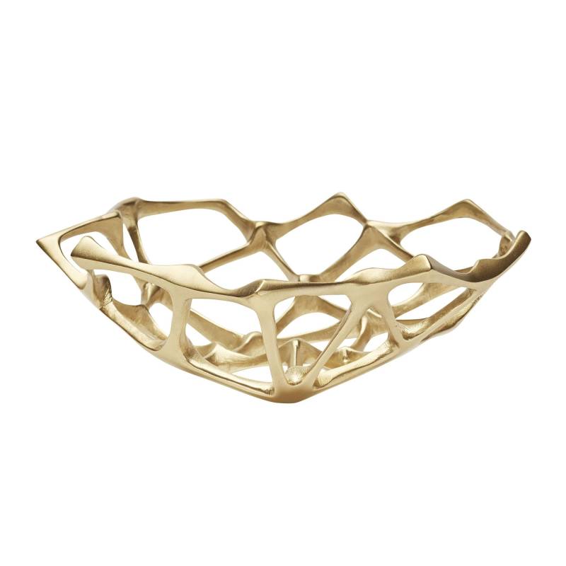 Tom Dixon - Bone Bowl Schale S - messing/H x Ø 6x22cm von Tom Dixon