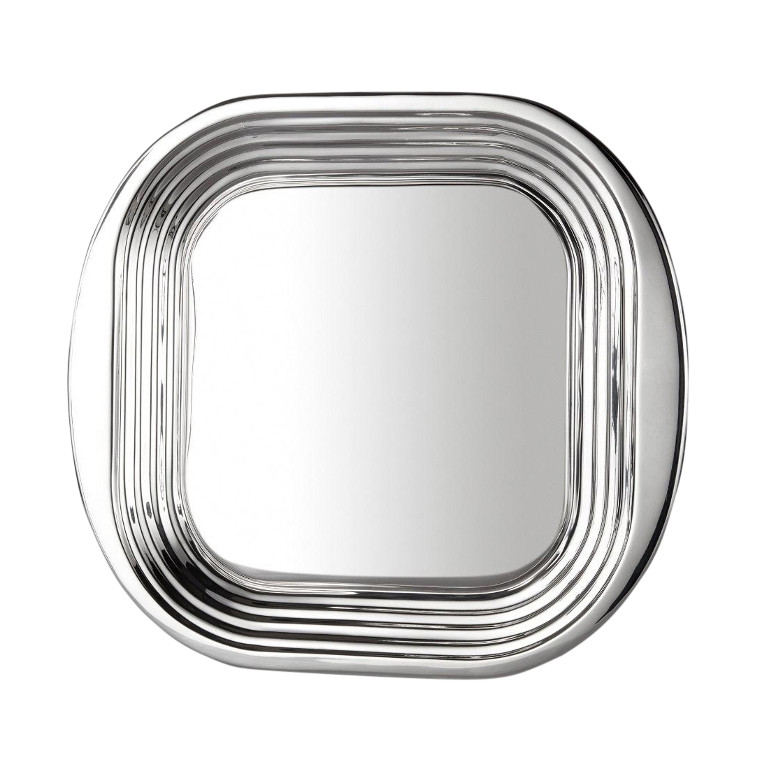 Tom Dixon - Form Tablett - silber/LxBxH 42x42x5cm von Tom Dixon