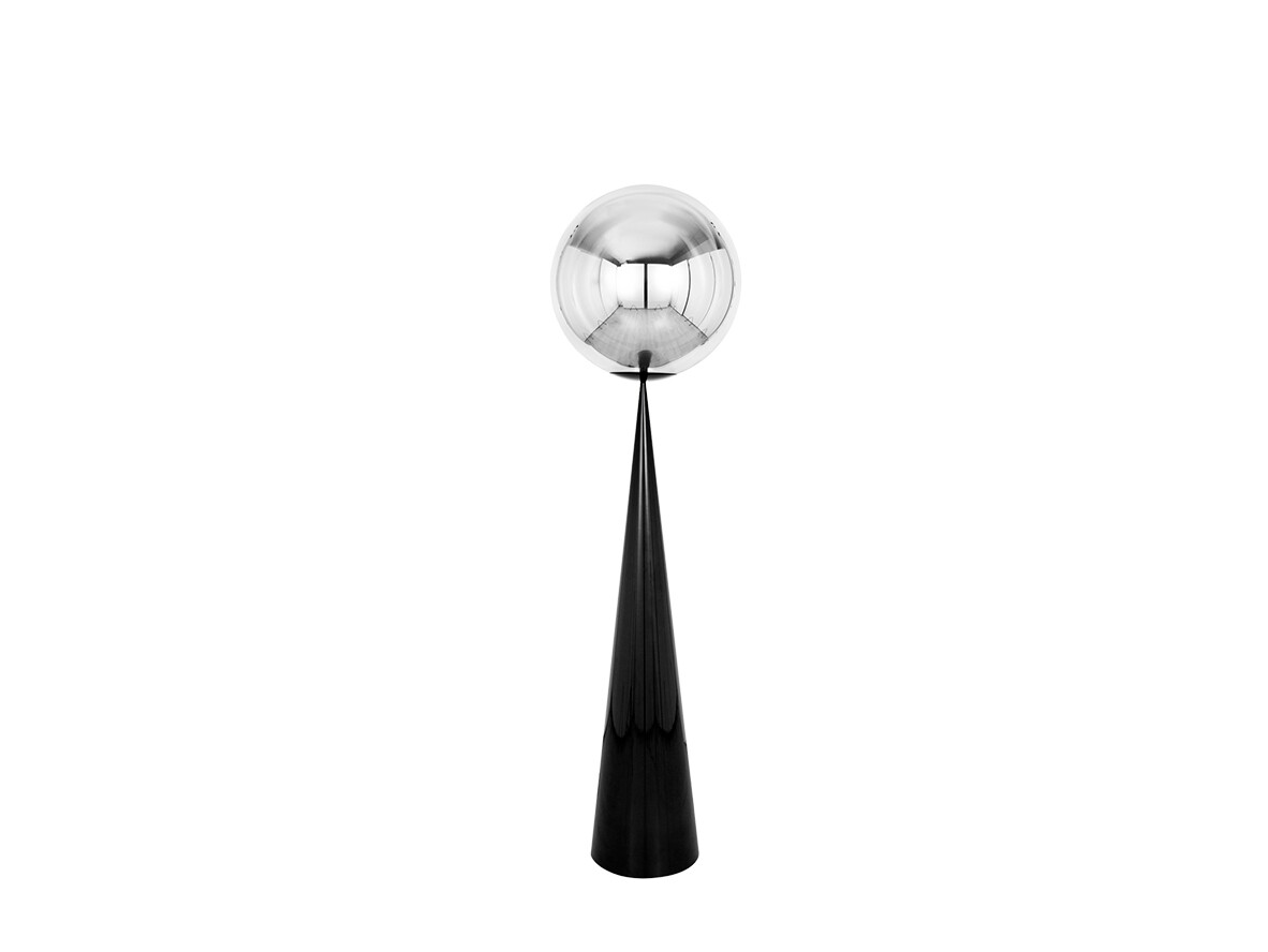 Tom Dixon - Globe Fat Stehleuchte Silver Tom Dixon von Tom Dixon