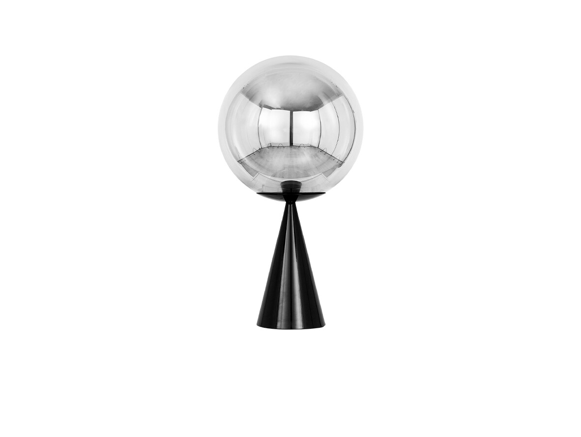 Tom Dixon - Globe Fat Tischleuchte Silver Tom Dixon von Tom Dixon