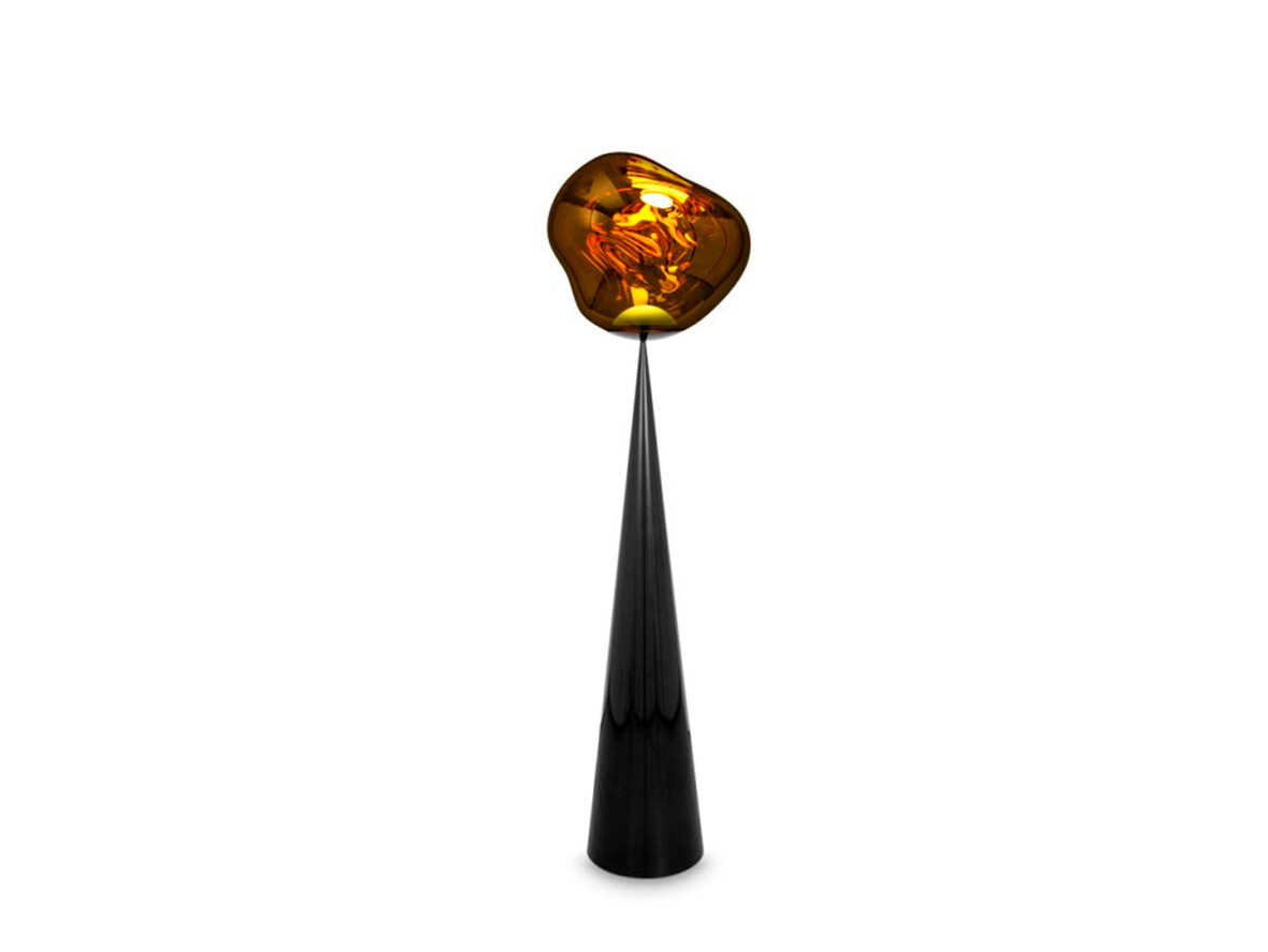 Tom Dixon - Melt Cone Fat Stehleuchte Gold Tom Dixon von Tom Dixon