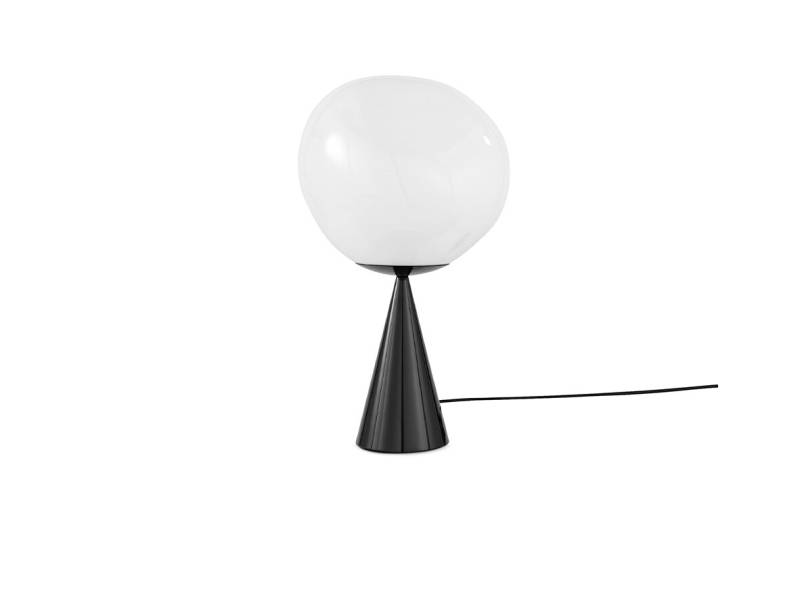 Tom Dixon - Melt Cone Fat Tischleuchte Opal/Black Tom Dixon von Tom Dixon