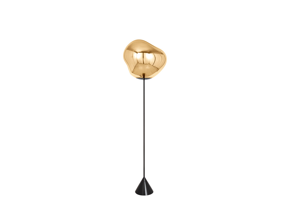 Tom Dixon - Melt Cone Slim Stehleuchte Gold Tom Dixon von Tom Dixon