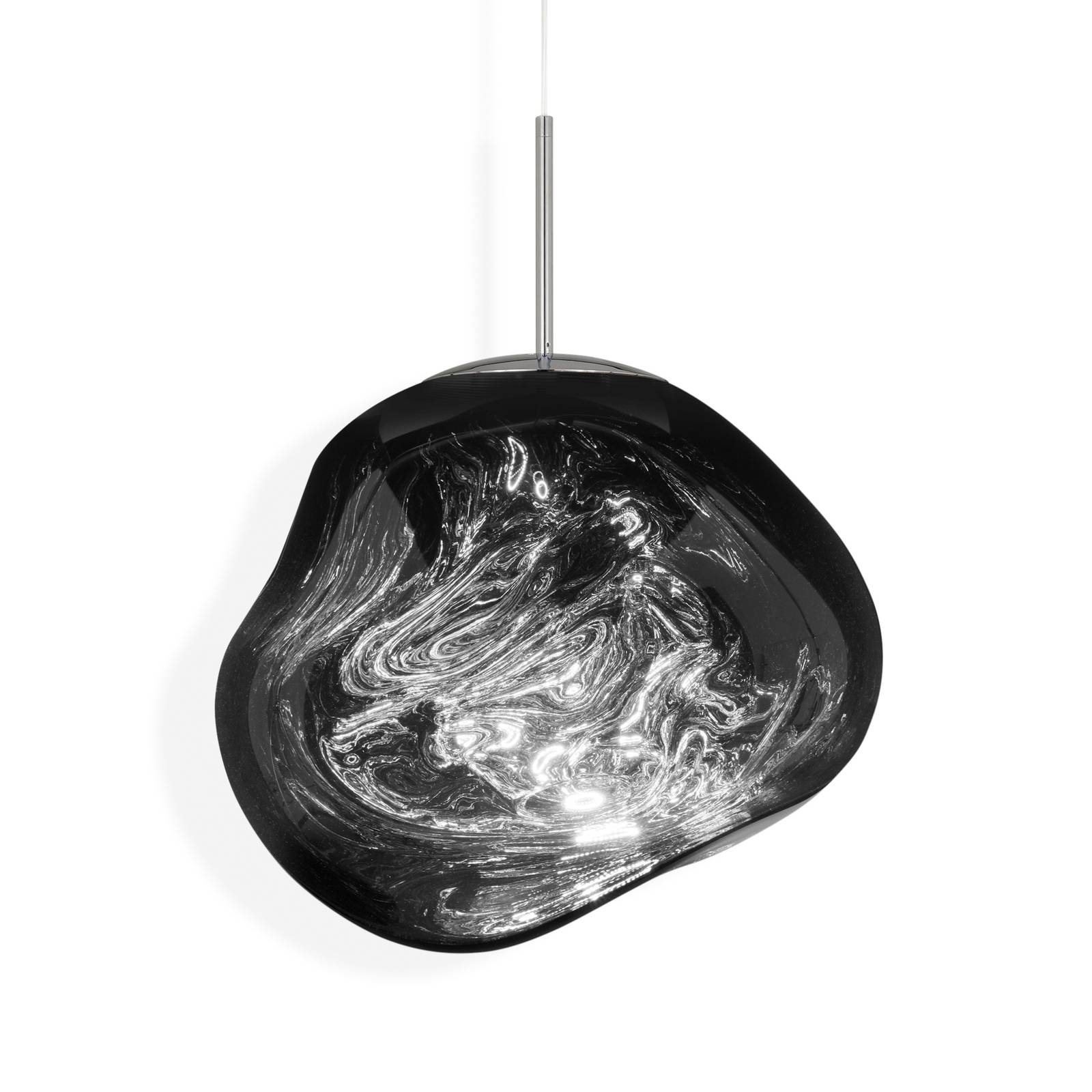 Tom Dixon Melt LED-Hängelampe Ø 50 cm chrom von Tom Dixon