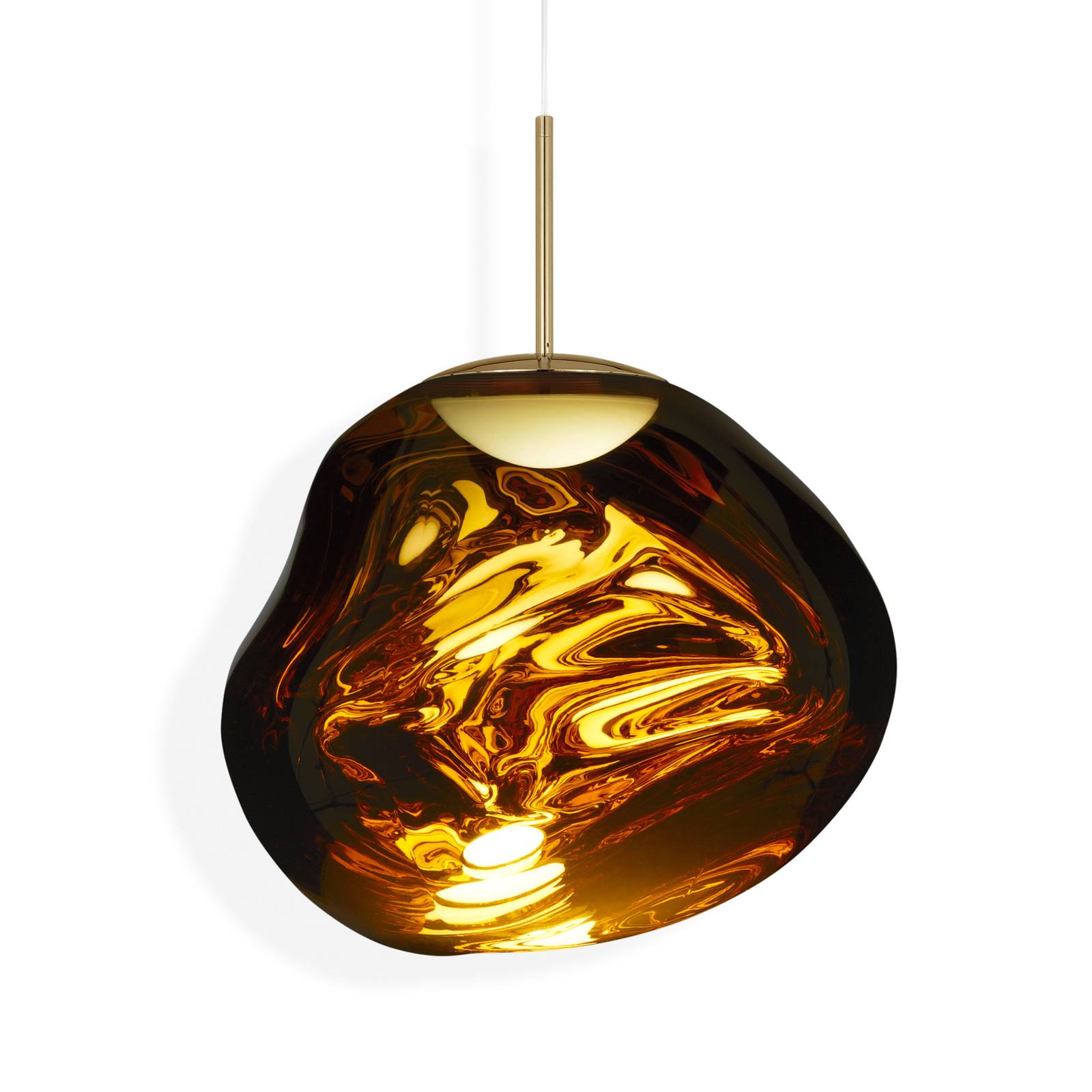 Tom Dixon Melt LED-Hängelampe Ø 50 cm gold von Tom Dixon