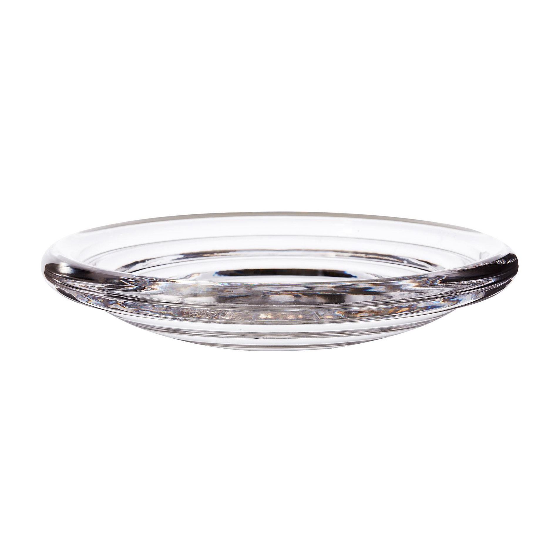 Tom Dixon - Press Schale M - transparent/H x Ø 6x30cm von Tom Dixon