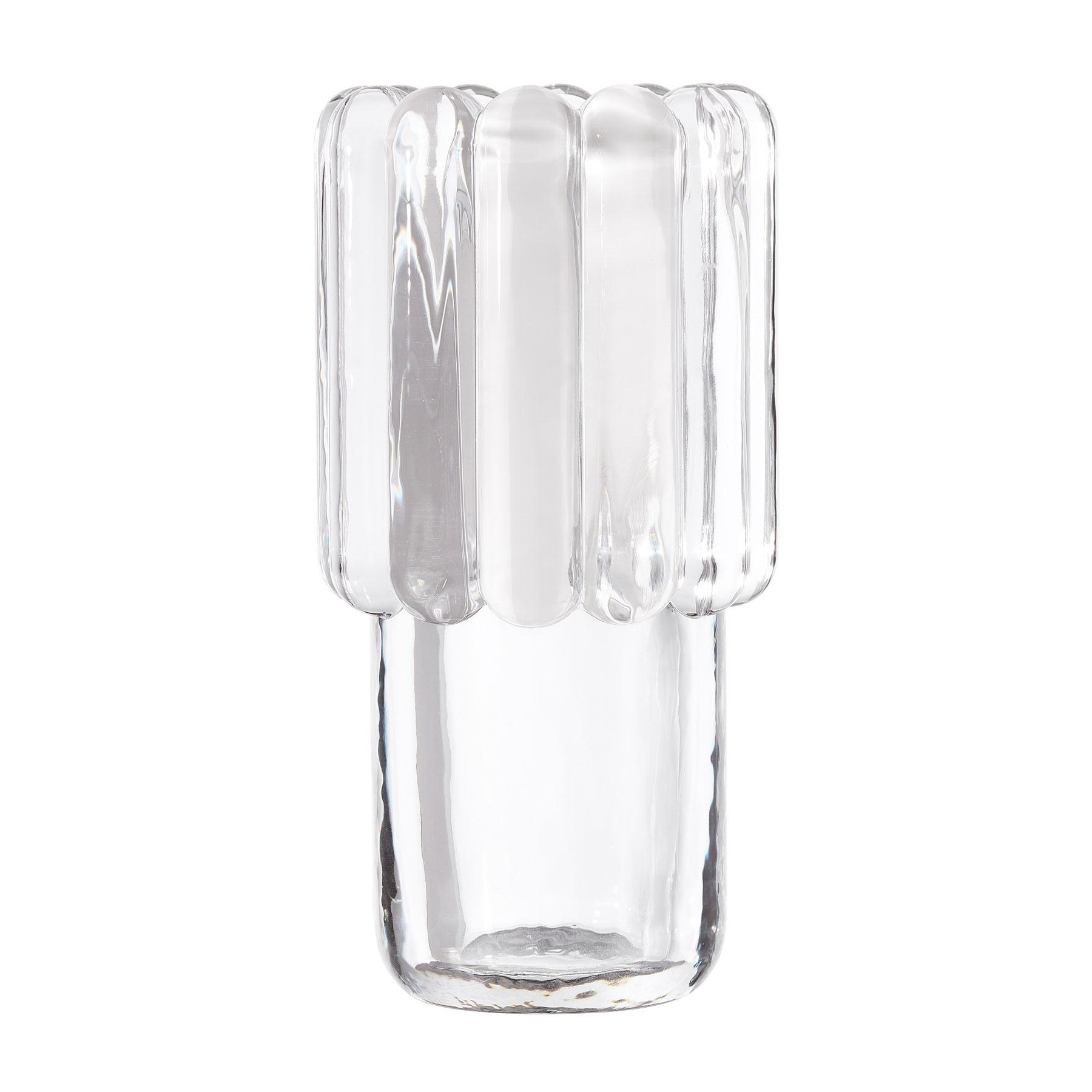 Tom Dixon - Press Vase M - transparent/H x Ø 11x21,7cm von Tom Dixon