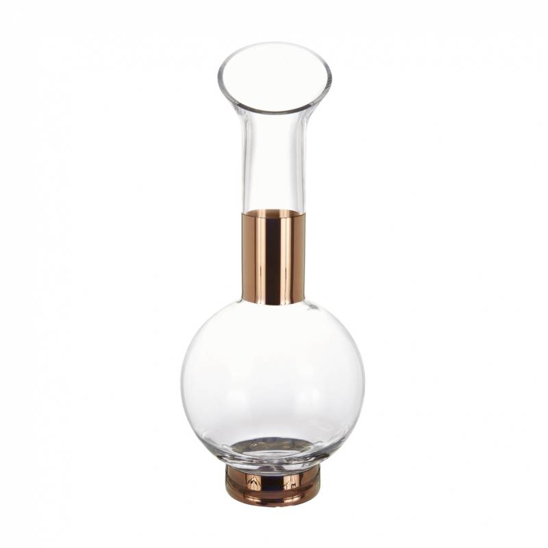 Tom Dixon - Tank Krug - kupfer/transparent/mundgeblasen/H x Ø 35,5x14,5cm von Tom Dixon