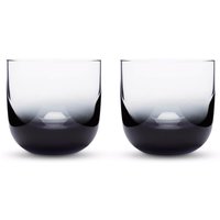 Tom Dixon Tank Whiskey Glass x2 - Black von Tom Dixon