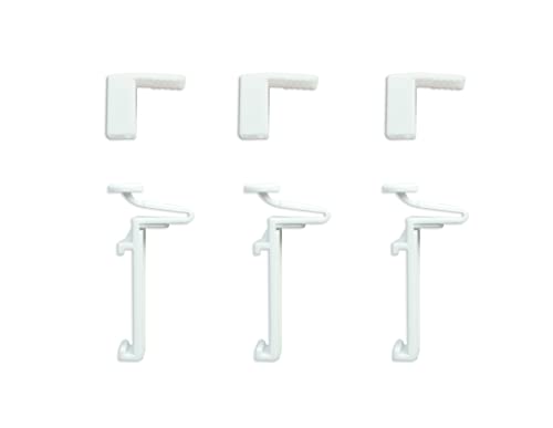 Tom'Shop® Verdunkelungsrollo oder Doppelrollo [Zubehör] Seitenzugrollo Thermorollo Klemmrollo Klemmfix ohne Bohren Fensterrollo Rollo von Tom'Shop