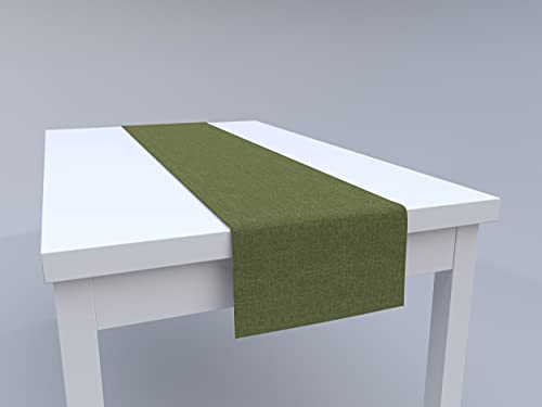 Tom'Shop Tischläufer [ALT Grün, 40cm x 150cm] Table Runner Läufer Tisch-Deko Tischband Tafeltuch Tischtuch Tischwäsche von Tom'Shop