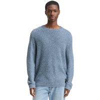 TOM TAILOR Denim Strickpullover mit Logo Stickerei von Tom Tailor Denim