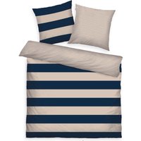 TOM TAILOR HOME Bettwäsche "BOLD STRIPES in Gr. 135x200cm, 155x220cm oder 200x200cm", (3 tlg.), new bedroom, mit farbigem Markenreißverschluss von Tom Tailor Home