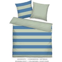 TOM TAILOR HOME Bettwäsche "BOLD STRIPES in Gr. 135x200cm, 155x220cm oder 200x220cm" 3 Stk. tlg. new bedroom, mit farbigem Markenreißverschluss von Tom Tailor Home