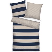 TOM TAILOR HOME Bettwäsche "BOLD STRIPES in Gr. 135x200cm, 155x220cm oder 200x220cm" 2 Stk. tlg. new bedroom, mit farbigem Markenreißverschluss von Tom Tailor Home