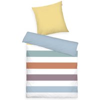 TOM TAILOR HOME Bettwäsche "COLORED STRIPES in Gr. 135x200cm, 155x220cm, 200x220cm oder 100x135cm", new bedroom, gewebtes Label TOM TAILOR HOME Bettwäsche "COLORED STRIPES in Gr. 135x200cm, 155x220cm, 200x220cm oder 100x135cm", new bedroom, gewebtes Label von Tom Tailor Home