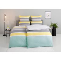 TOM TAILOR HOME Bettwäsche "Felix in Gr. 135x200 oder 155x220 cm", mit GRATIS-Zugabe: Gästehandtuch (100% Baumwolle), mit Reißverschluss von Tom Tailor Home