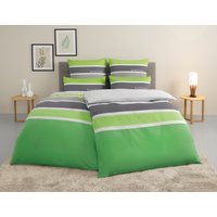 TOM TAILOR HOME Bettwäsche "Felix in Gr. 135x200 oder 155x220 cm" 3 tlg. mit GRATIS-Zugabe: Gästehandtuch (100% Baumwolle), mit Reißverschluss von Tom Tailor Home