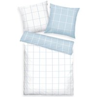 TOM TAILOR HOME Bettwäsche "LARGE CHECK in Gr. 135x200cm oder 155x220cm", new bedroom, gewebtes Label von Tom Tailor Home
