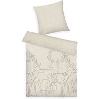 TOM TAILOR HOME Wendebettwäsche "Lennart in Gr. 135x200, 155x220 oder 200x200 cm, ideal für Weihnachten", Flanell kuschelig warm im Winter, Weihnachtsbettwäsche aus Baumwolle von Tom Tailor Home