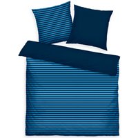 TOM TAILOR HOME Bettwäsche "MEDIUM STRIPES in Gr. 135x200cm, 155x220cm oder 200x200cm", (3 tlg.) von Tom Tailor Home