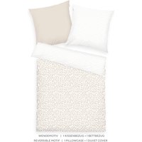 TOM TAILOR HOME Bettwäsche "ORGANIC LEAVES in Gr. 135x200cm, 155x220cm oder 200x220cm" 2 Stk. tlg. new bedroom, mit farbigem Markenreißverschluss von Tom Tailor Home