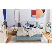 TOM TAILOR HOME Bettwäsche "TWO-TONE SOLID COLORS in Gr. 135x200cm, 155x220cm oder 200x200cm", (2 tlg.), new bedroom, Doppelnaht am Kissen von Tom Tailor Home