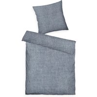 TOM TAILOR HOME Bettwäsche "WOVEN MELANGE in Gr. 135x200cm oder 155x220cm", new bedroom, Doppelnaht am Kissen, gewebtes Label von Tom Tailor Home