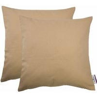 TOM TAILOR HOME Dekokissen "Dove" unifarben, Kissenhüllen ohne Füllung, 2er Pack von Tom Tailor Home
