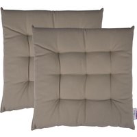 TOM TAILOR HOME Sitzkissen "Dove", TOM TAILOR unifarbenes, abgestepptes Sitzkisssen DOVE, 2er Pack von Tom Tailor Home
