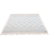 TOM TAILOR HOME Teppich "Colored Macrame", rechteckig, 10 mm Höhe, Handweb Teppich, reine Wolle, handgewebt, mit Fransen, Scandi Design von Tom Tailor Home
