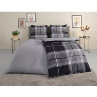 TOM TAILOR HOME Wendebettwäsche "Eric in Gr. 135x200 oder 155x220 cm" 3 tlg. mit Reißverschluss, mit GRATIS-Zugabe: Sportbeutel aus 100% Baumwolle von Tom Tailor Home