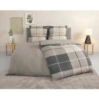TOM TAILOR HOME Wendebettwäsche "Eric in Gr. 135x200 oder 155x220 cm", mit Reißverschluss, mit GRATIS-Zugabe: Sportbeutel aus 100% Baumwolle von Tom Tailor Home