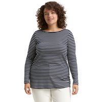 TOM TAILOR PLUS Langarmshirt, im Streifen-Design von Tom Tailor Plus